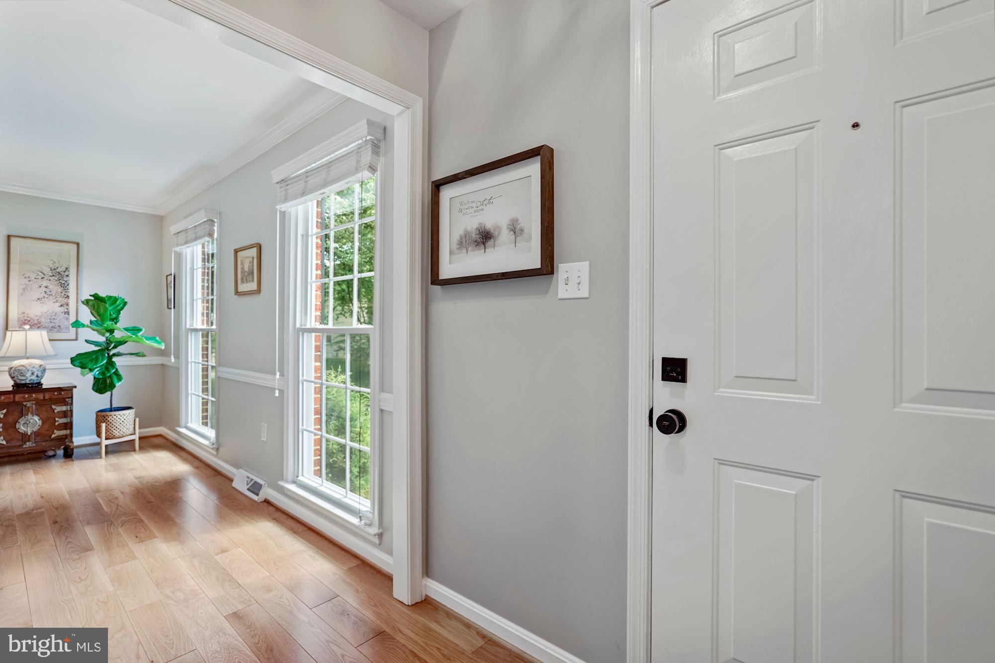 8810 Shadowlake Way Springfield, VA 22153 - Photo 7 of 41 Floor to ceiling windows let in the sun on mn lvl