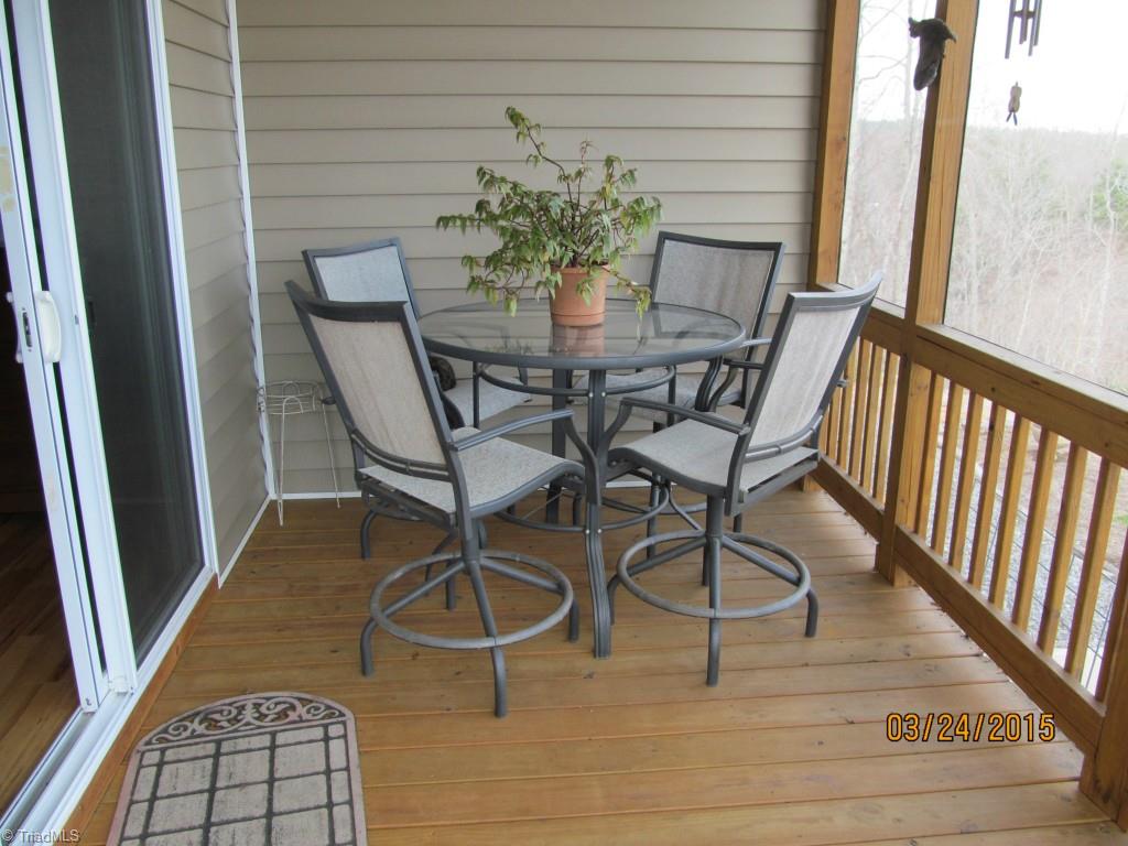 286 Red Brush Road Mount Airy, NC 27030 - Photo 6 of 30 Screened-In Back Deck w/ Sliding Glass Doors.