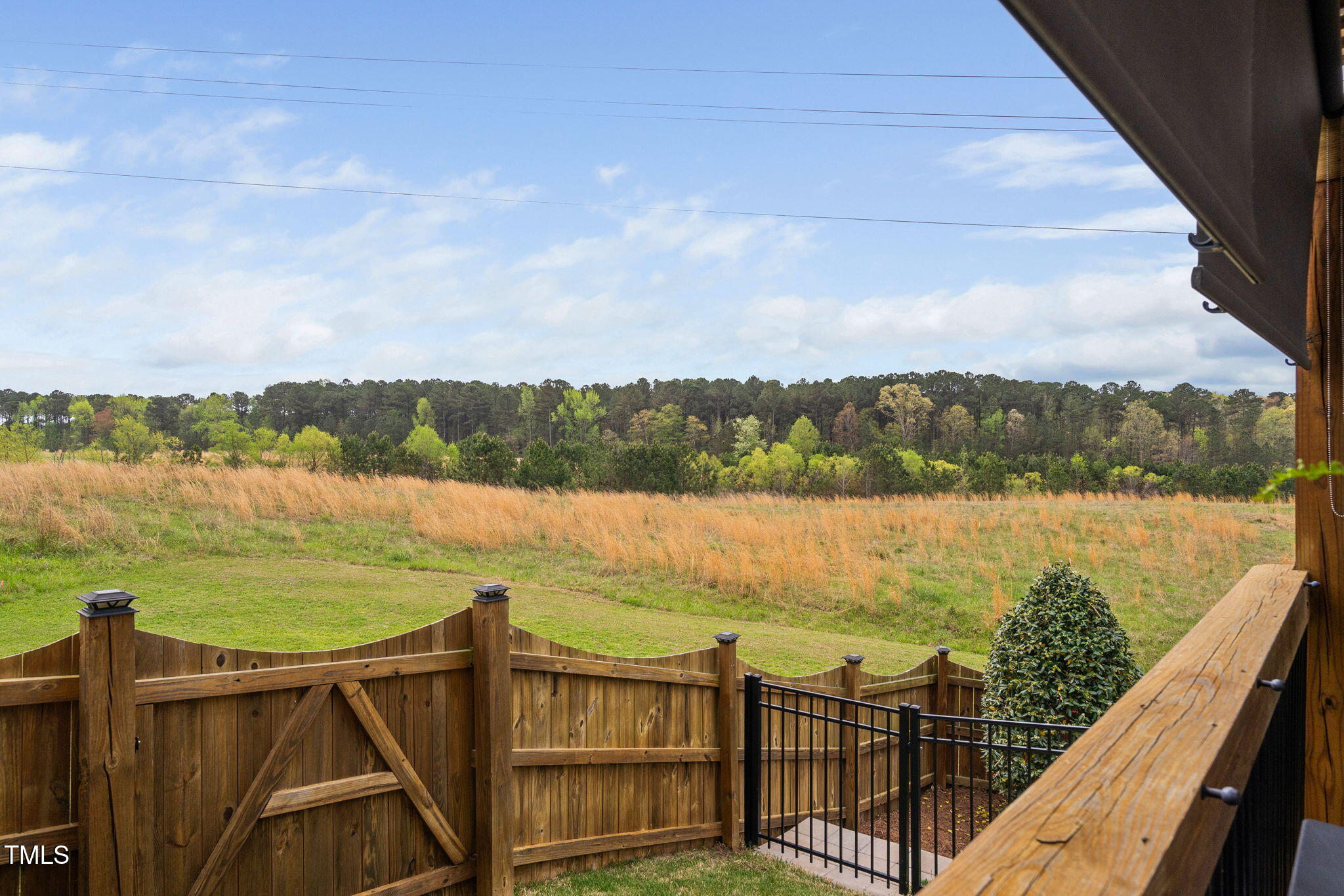 1202 Lexington Ridge Lane Apex, NC 27502 - Photo 35 of 36 fenced yard side view