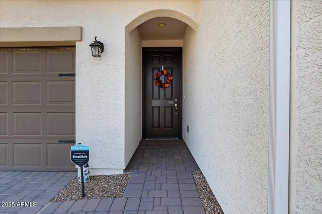 a view of a hallway of the house