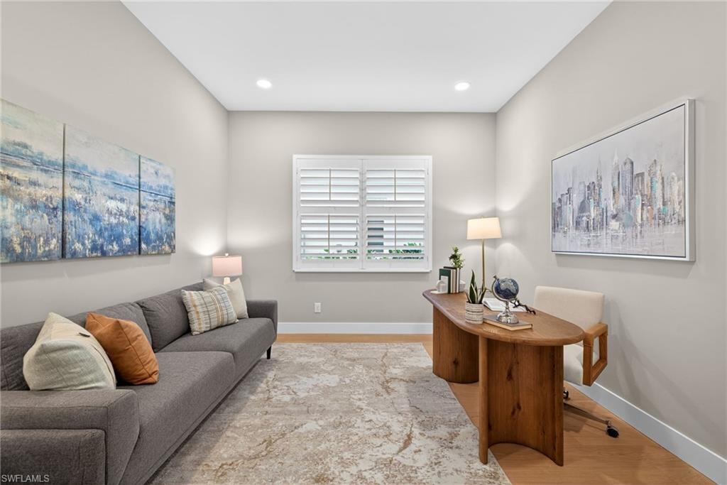 9127 Wisteria Way Naples, FL 34114 - Photo 21 of 47 Downstairs office with French doors