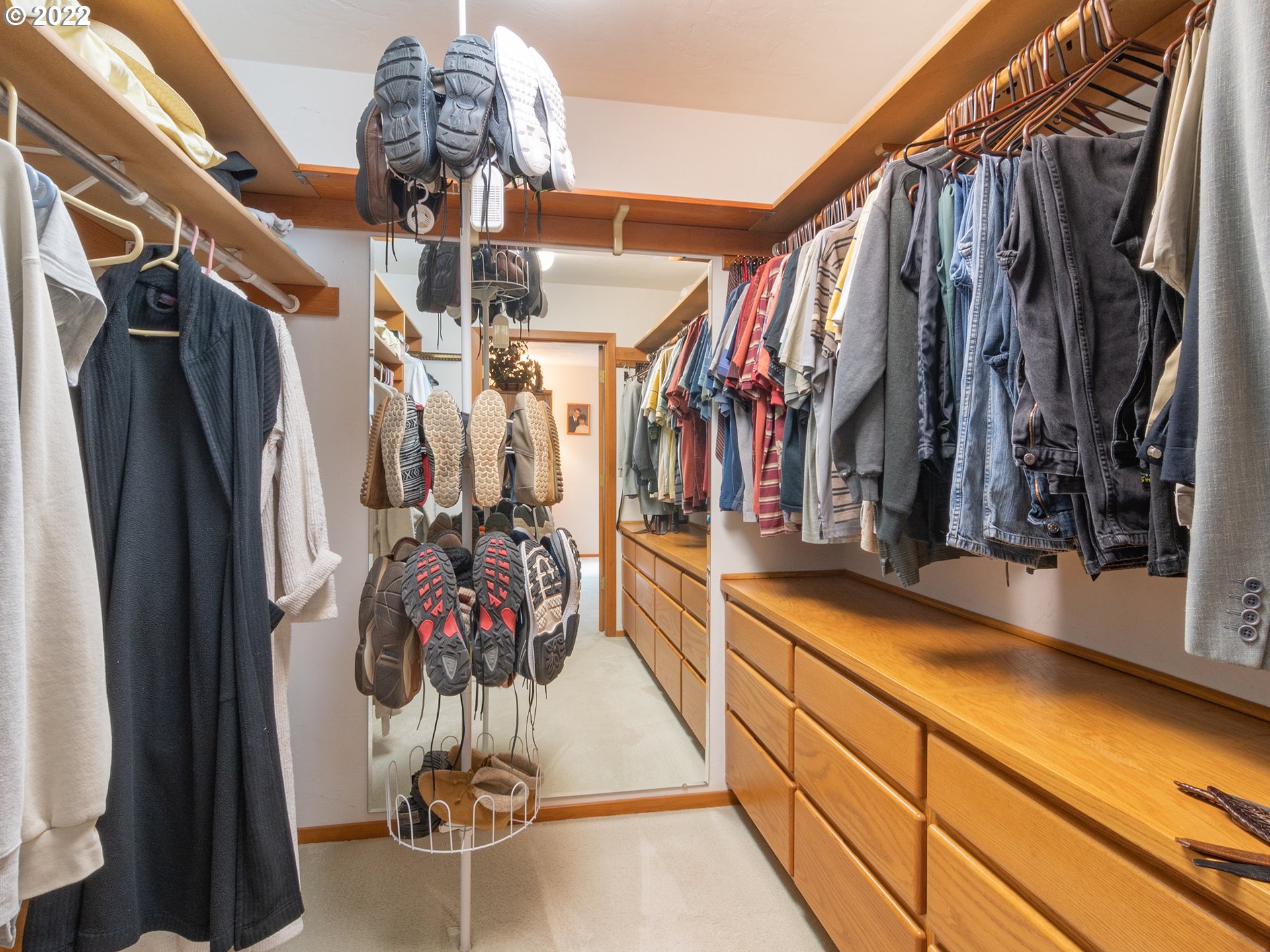 37870 Shenandoah Loop Springfield, OR 97478 - Photo 19 of 32 a view of walk in closet with clothes and shoes