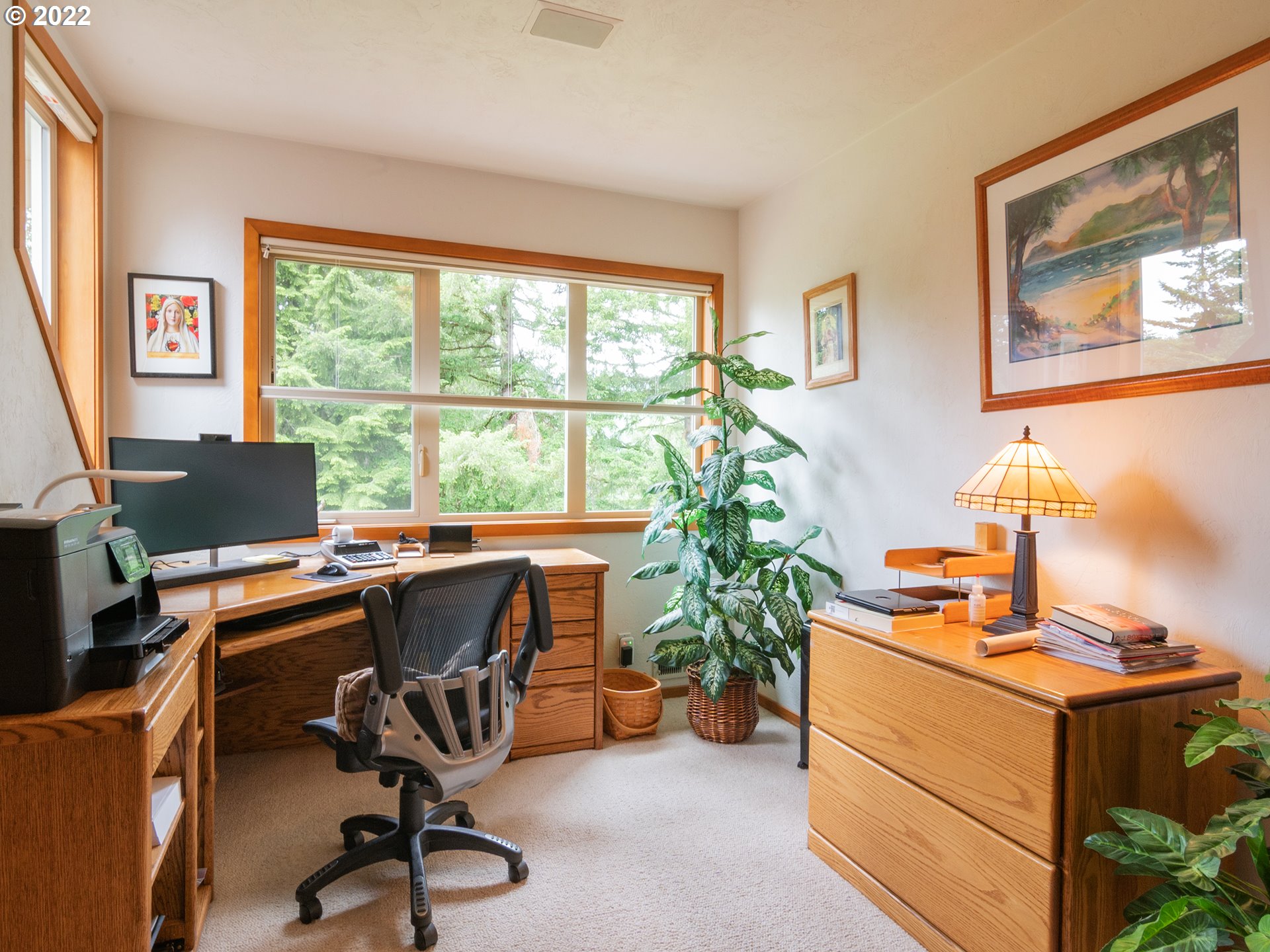 37870 Shenandoah Loop Springfield, OR 97478 - Photo 22 of 32 a view of a workspace with furniture and a window