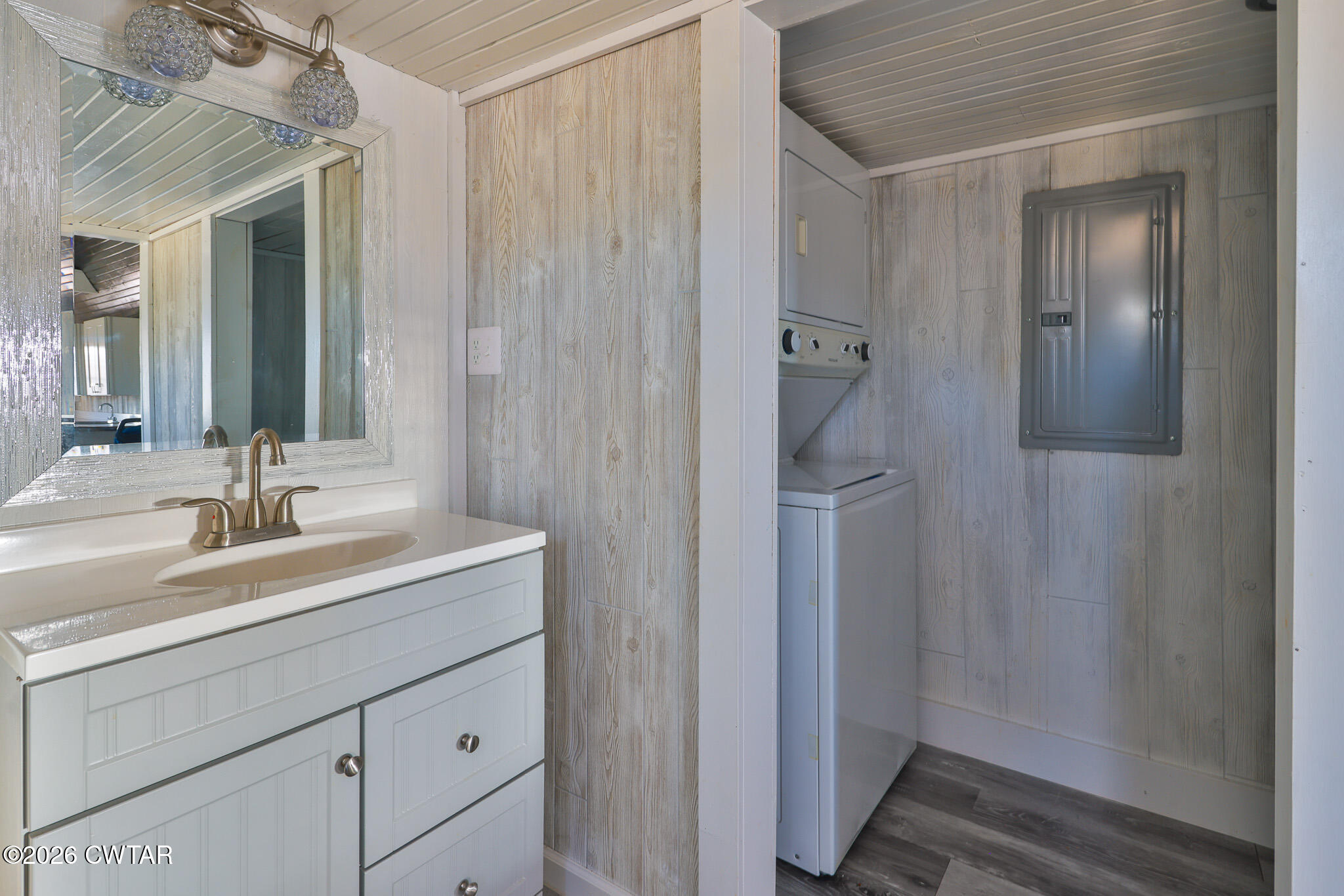 295 Adams Road Greenfield, TN 38230 - Photo 22 of 35 a bathroom with a sink and a mirror