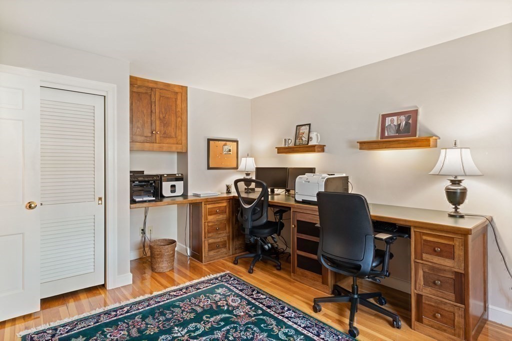 31 Lathrop Road Wellesley, MA 02482 - Photo 23 of 27 a view of a workspace with furniture and a window