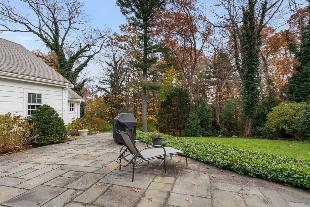 31 Lathrop Road Wellesley, MA 02482 - Photo 24 of 27 a garden view with a seating space