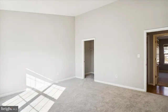 a view of an empty room