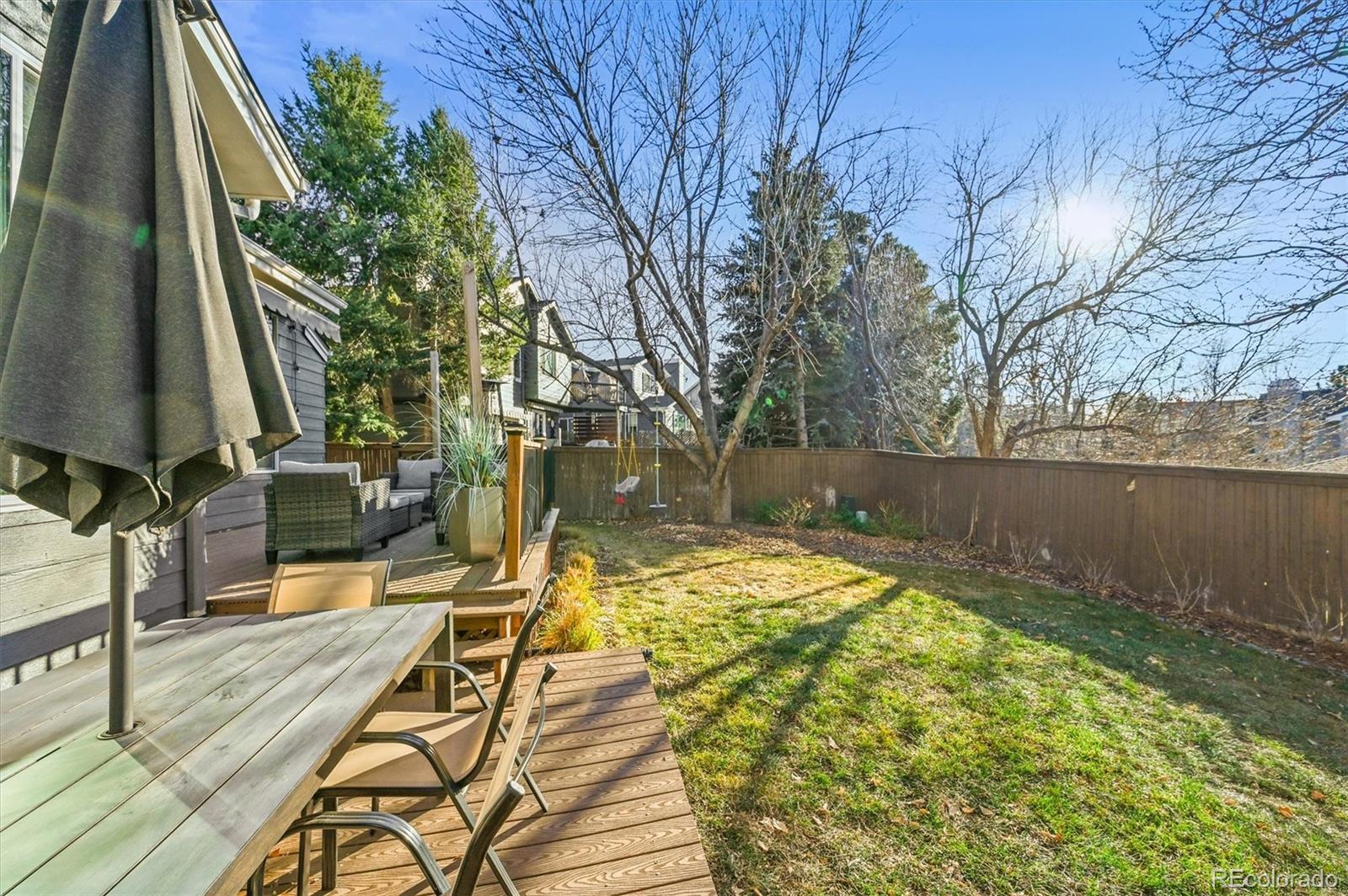 2249 Weatherstone Circle Highlands Ranch, CO 80126 - Photo 18 of 46 a view of a backyard with chairs
