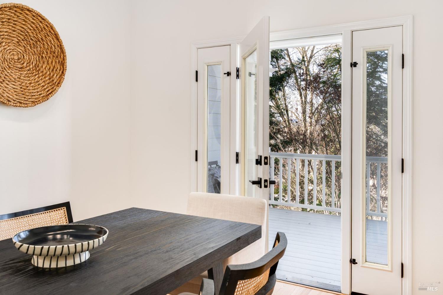 384 Arabian Way Healdsburg, CA 95448 - Photo 11 of 65 Dining room has its own private balcony to enjoy your evening sunsets.
