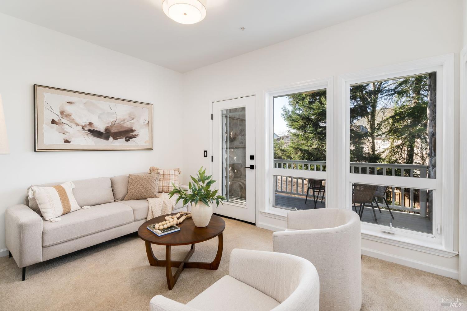 384 Arabian Way Healdsburg, CA 95448 - Photo 41 of 65 Downstairs bedroom 3/Office with it own private balcony.