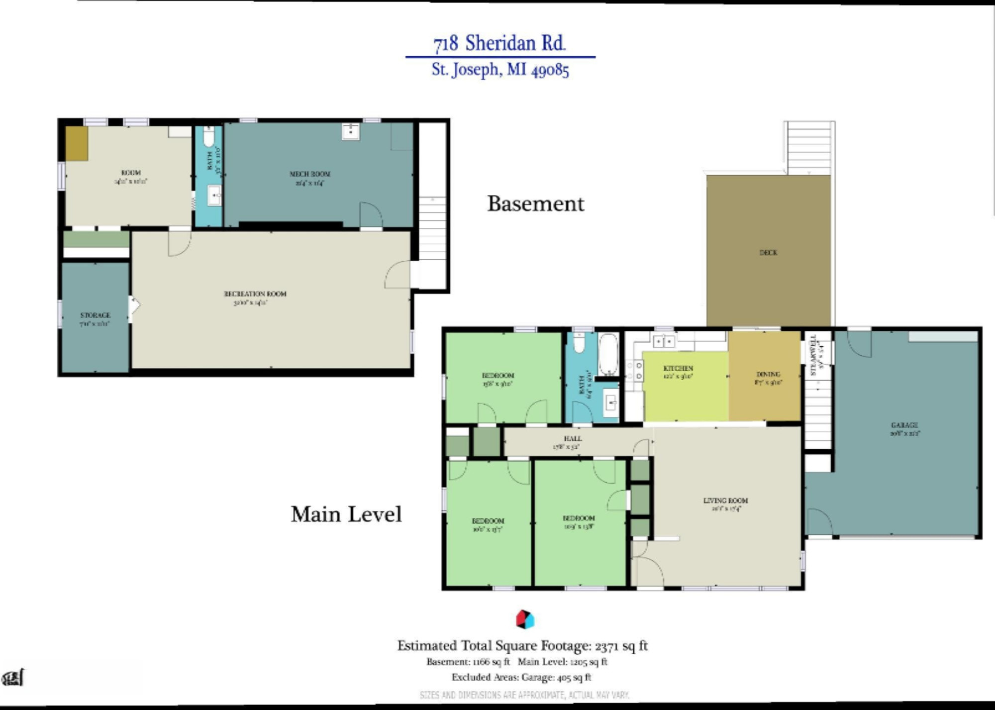 718 Sheridan Road St. Joseph, MI 49085 - Photo 24 of 24 Floor Plan