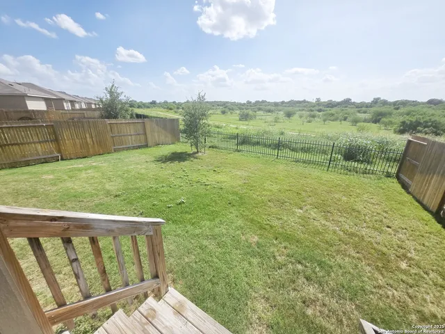a house view with a outdoor space