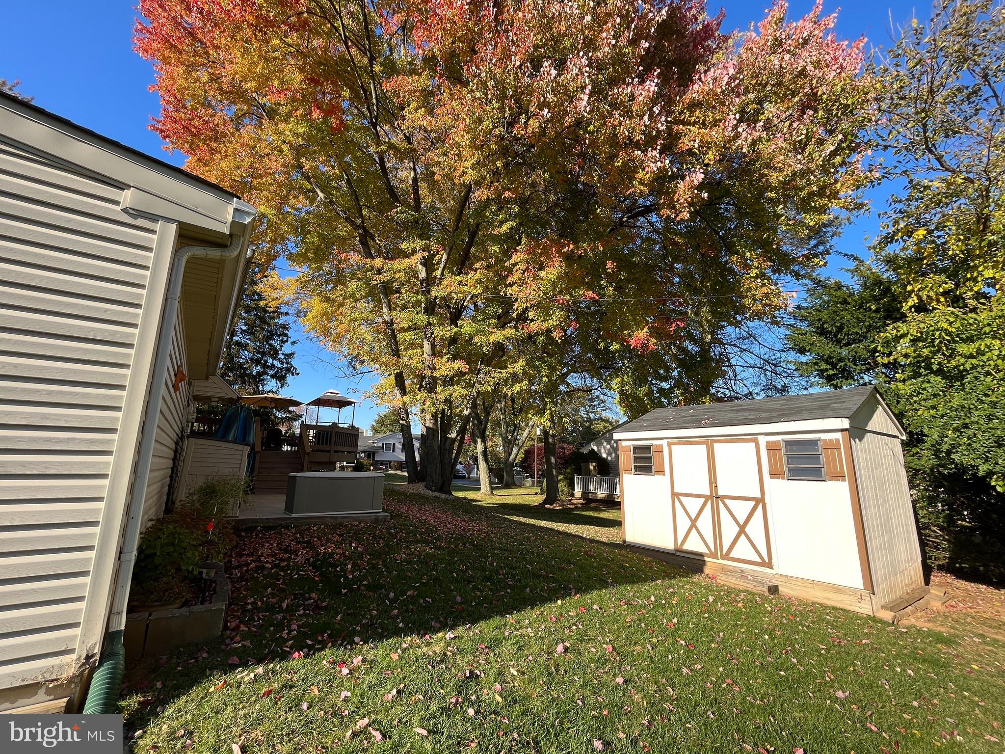 441 Hightop Road West Chester, PA 19380 - Photo 8 of 35 Rear yard with storage shed