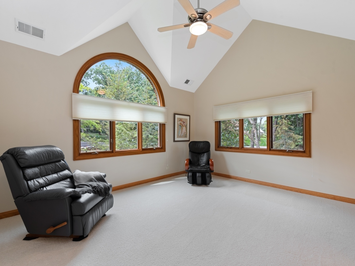 33 Brinker Road Barrington Hills, IL 60010 - Photo 19 of 43 a living room with furniture and a large window