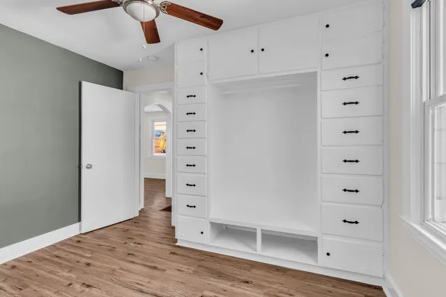 wooden floor in an empty room