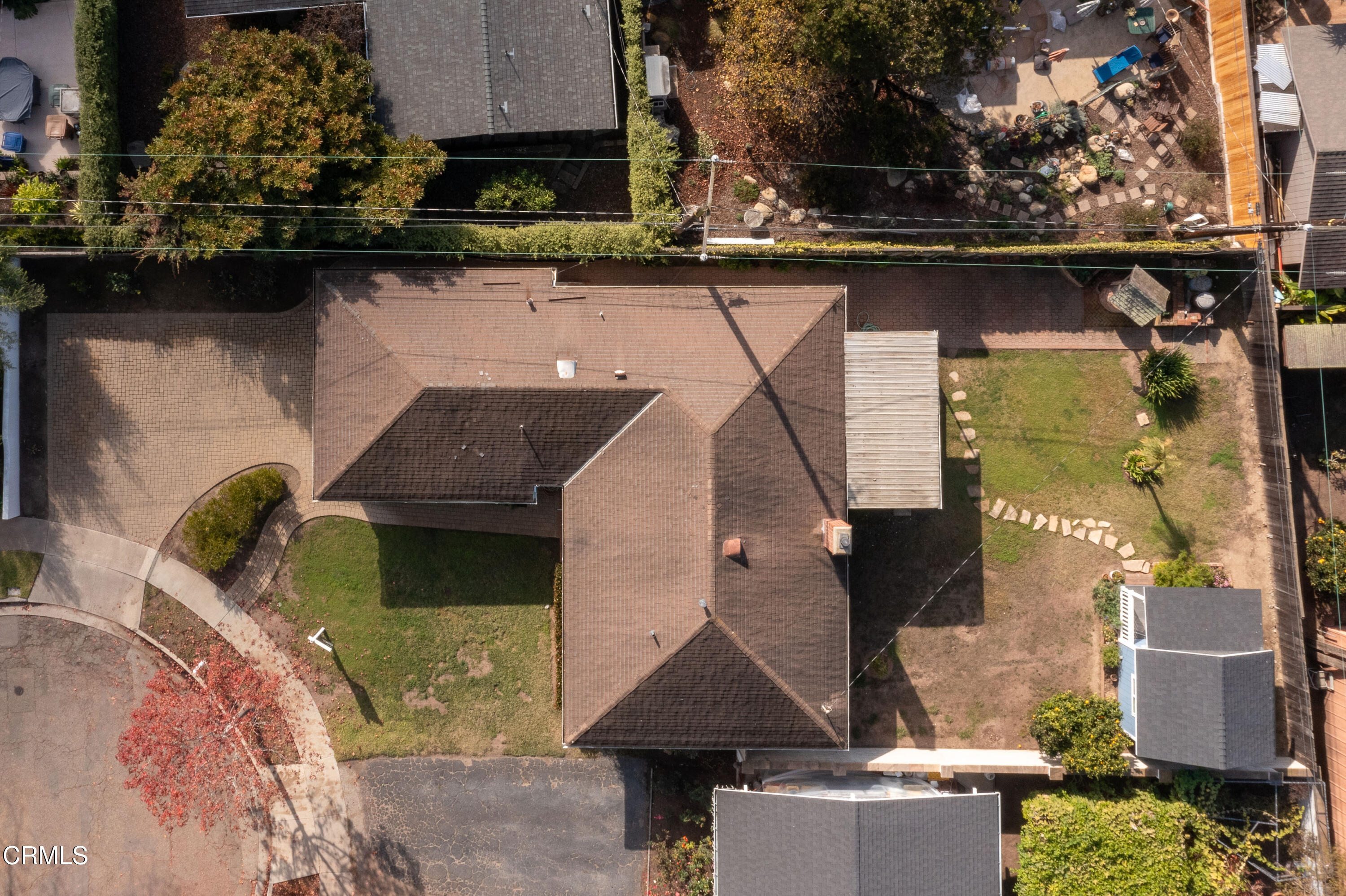 755 Calle Rey Mar Carpinteria, CA 93013 - Photo 17 of 18 an aerial view of a house with a yard
