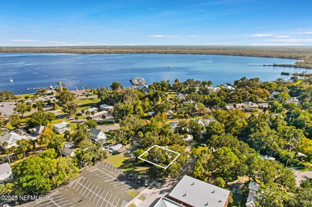 view of an ocean from a building