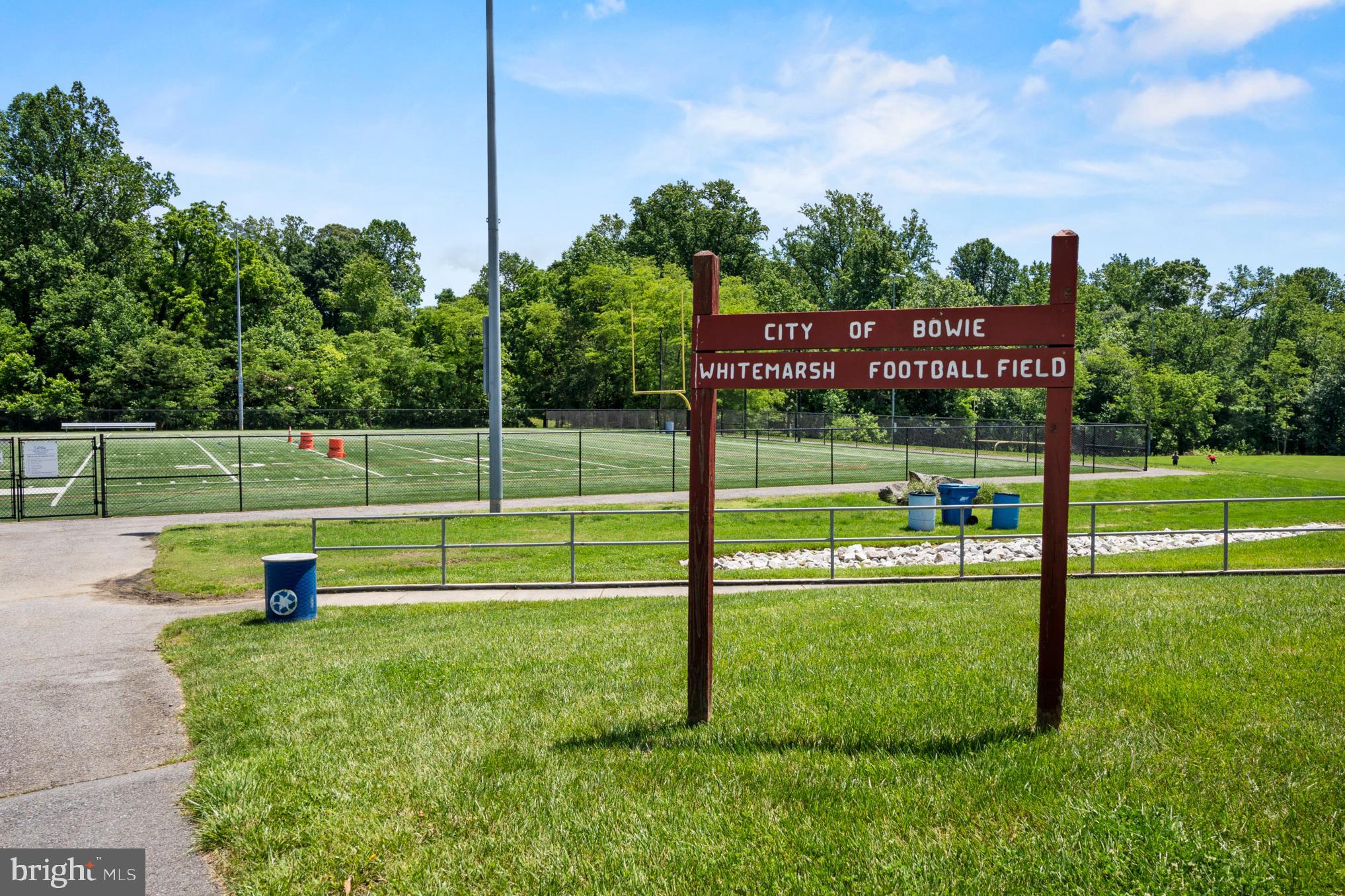 3603 St Amy Way Bowie, MD 20716 - Photo 26 of 42 a view of a park with swings and slides