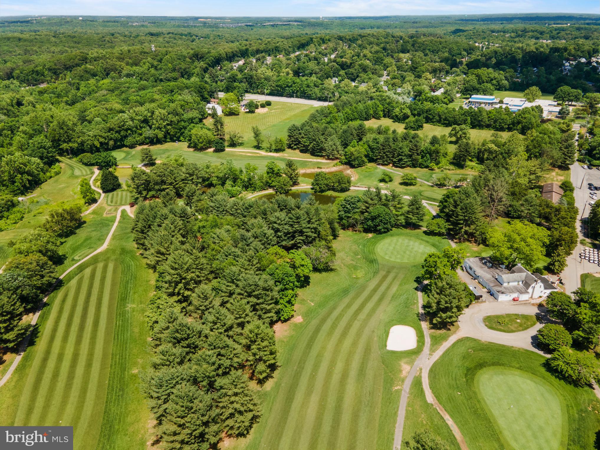 3603 St Amy Way Bowie, MD 20716 - Photo 32 of 42 an aerial view of a residential houses with outdoor space and trees