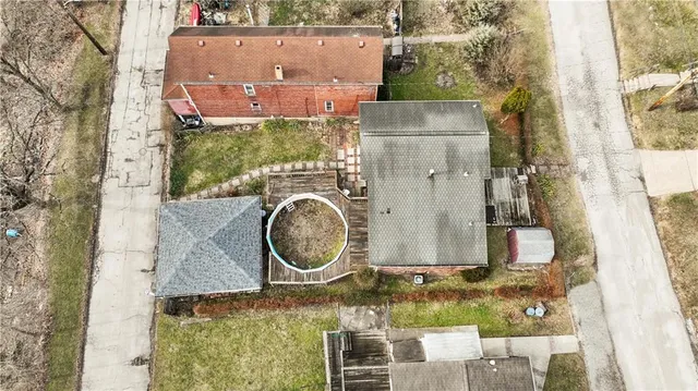 a picture of a bench in a white building