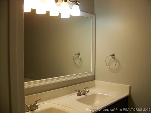 an empty room with closet