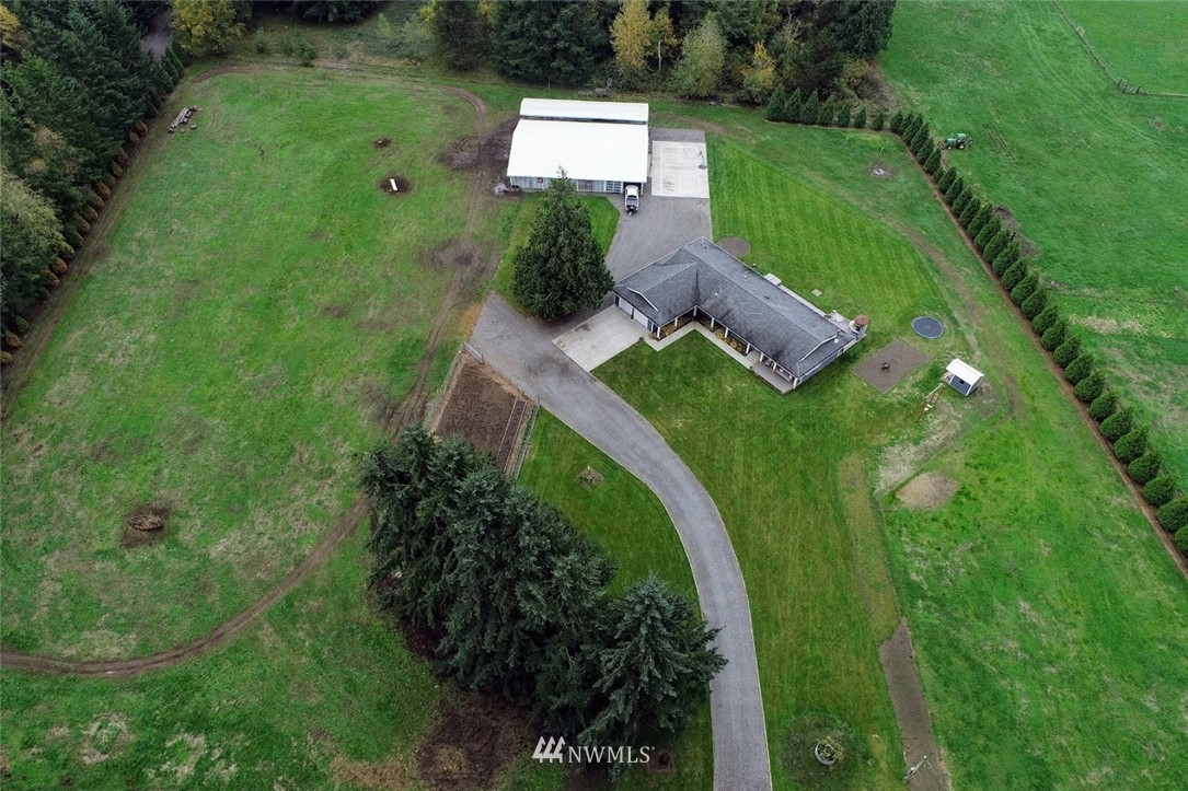 2091 Zell Road Ferndale, WA 98248 - Photo 21 of 25 an aerial view of a house with a yard