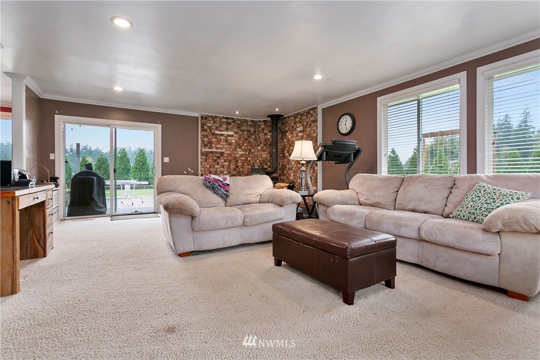 2091 Zell Road Ferndale, WA 98248 - Photo 5 of 25 a living room with furniture and a large window