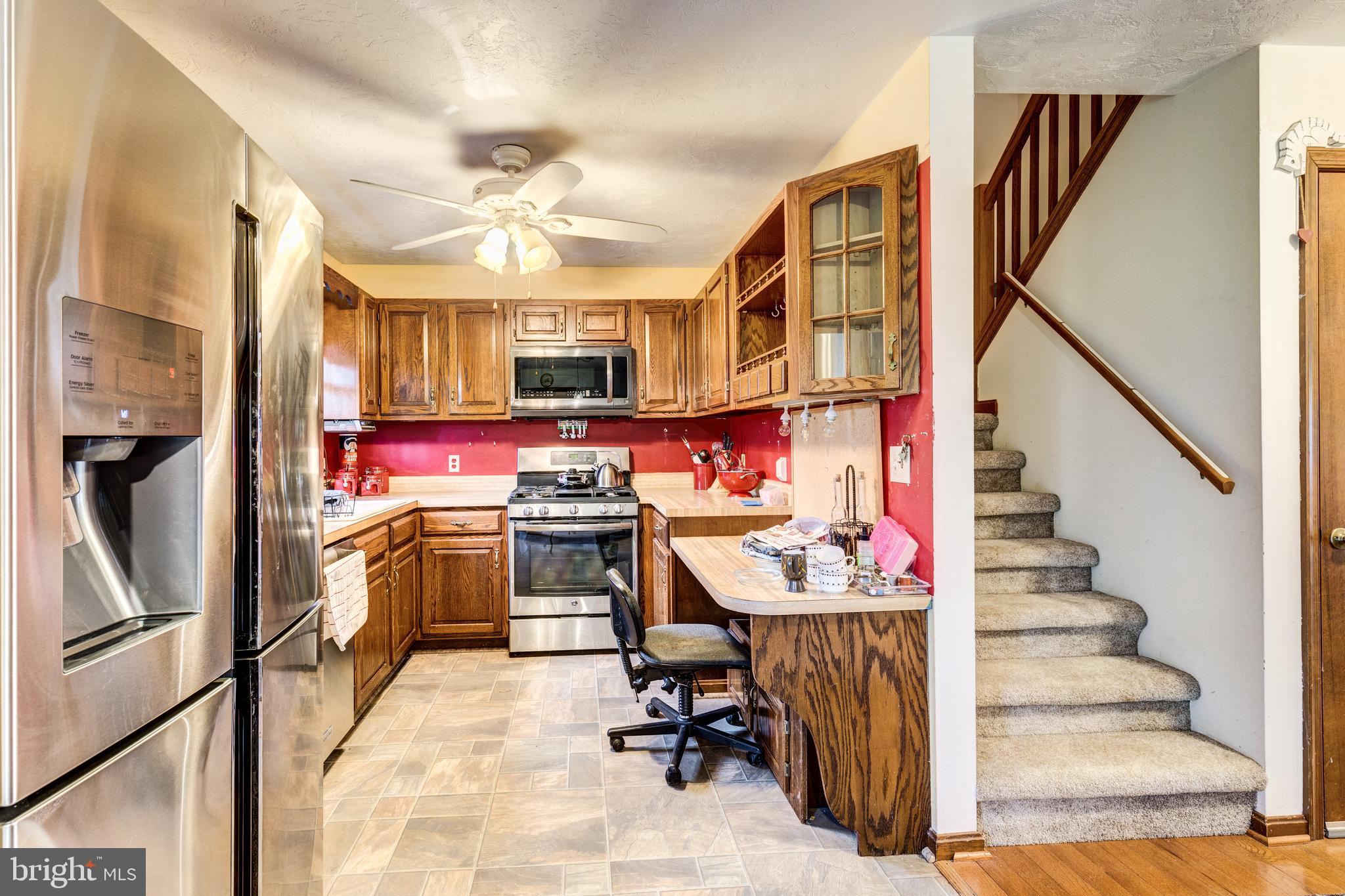 47 Pinewood Circle Hanover, PA 17331 - Photo 18 of 38 Kitchen and stairs to 2nd floor