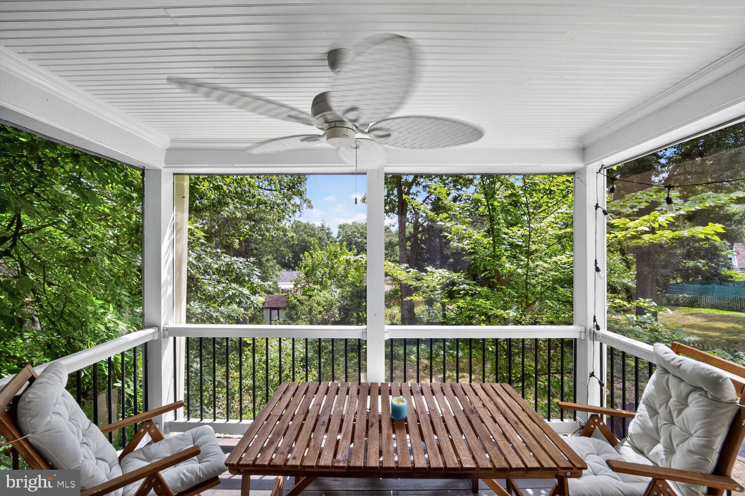 6017 Inwood Street Landover, MD 20785 - Photo 28 of 33 a view of a balcony with furniture and wooden deck