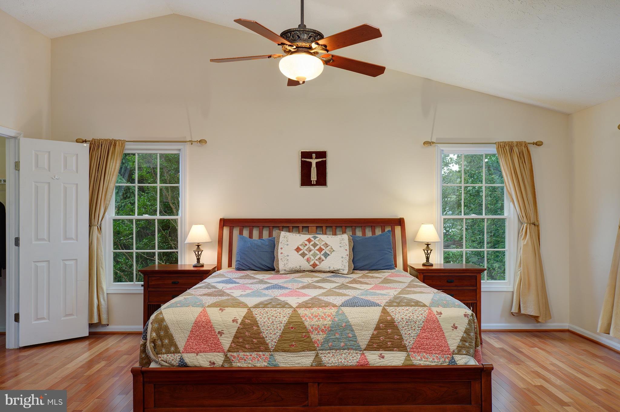 12714 Roark Court Reston, VA 20191 - Photo 14 of 30 Master Bedroom with hardwood floors
