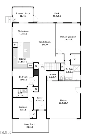 front view of a house