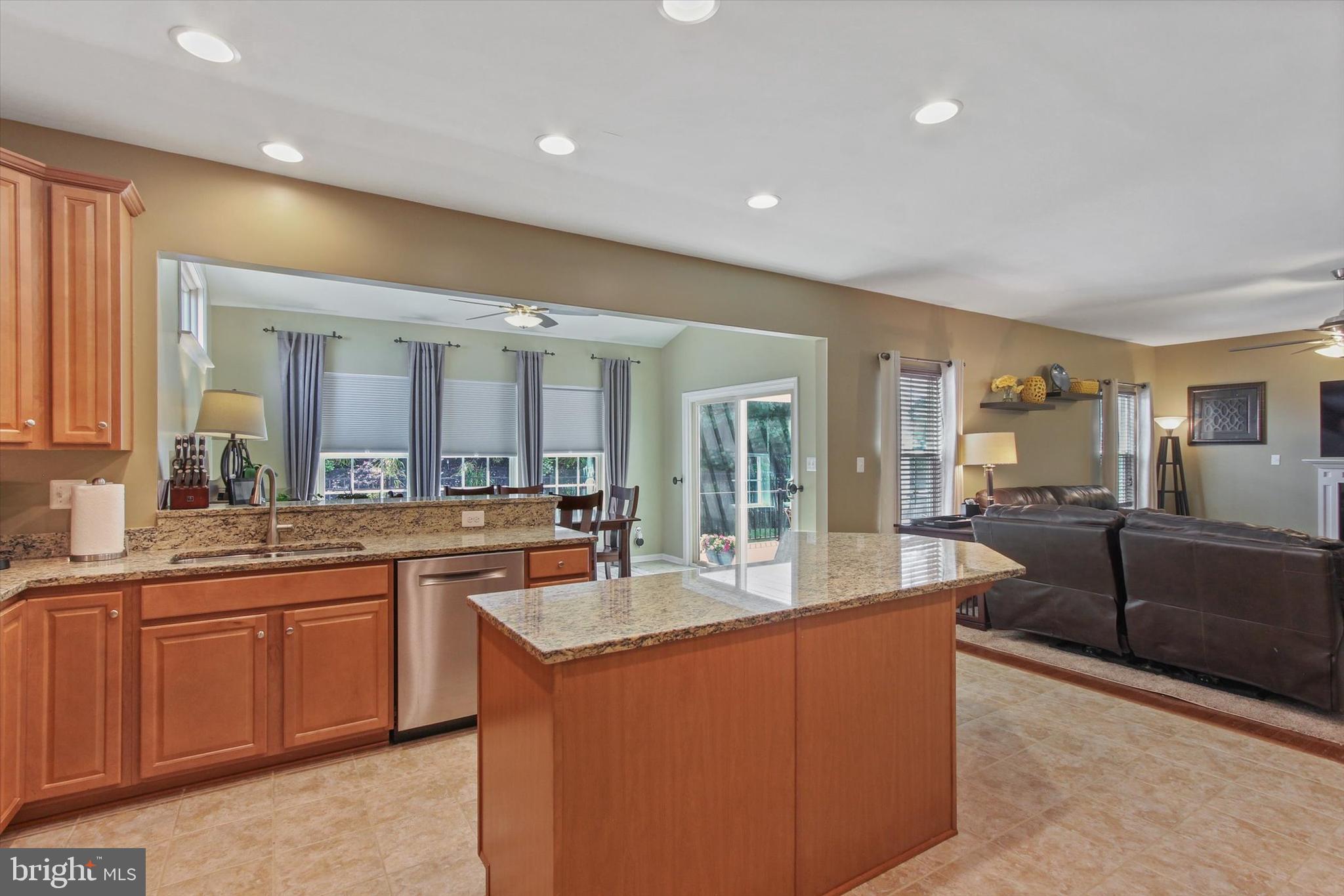923 Countryside Road Seven Valleys, PA 17360 - Photo 4 of 40 Kitchen with large island - granite CT