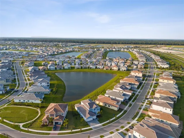 an aerial view of a ocean view