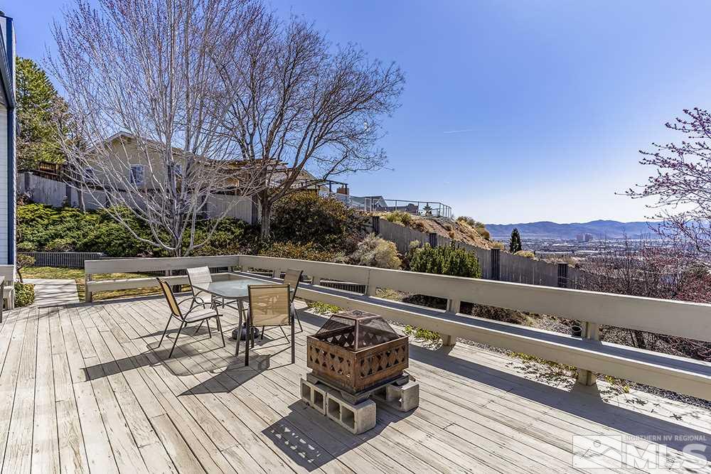 725 Arius Court Reno, NV 89512 - Photo 25 of 27 a view of balcony with furniture and wooden floor