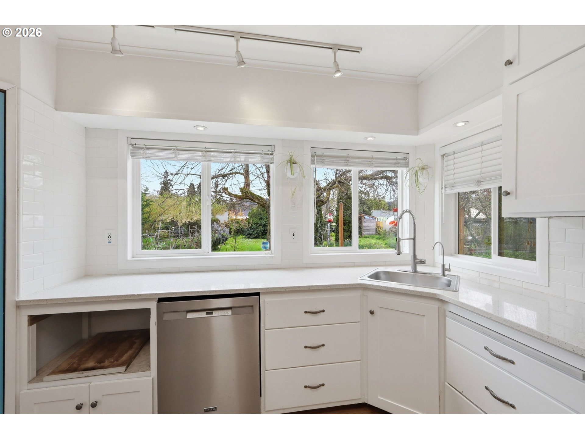 710 South 1st Street Cottage Grove, OR 97424 - Photo 12 of 46 a bathroom with a sink and a large mirror