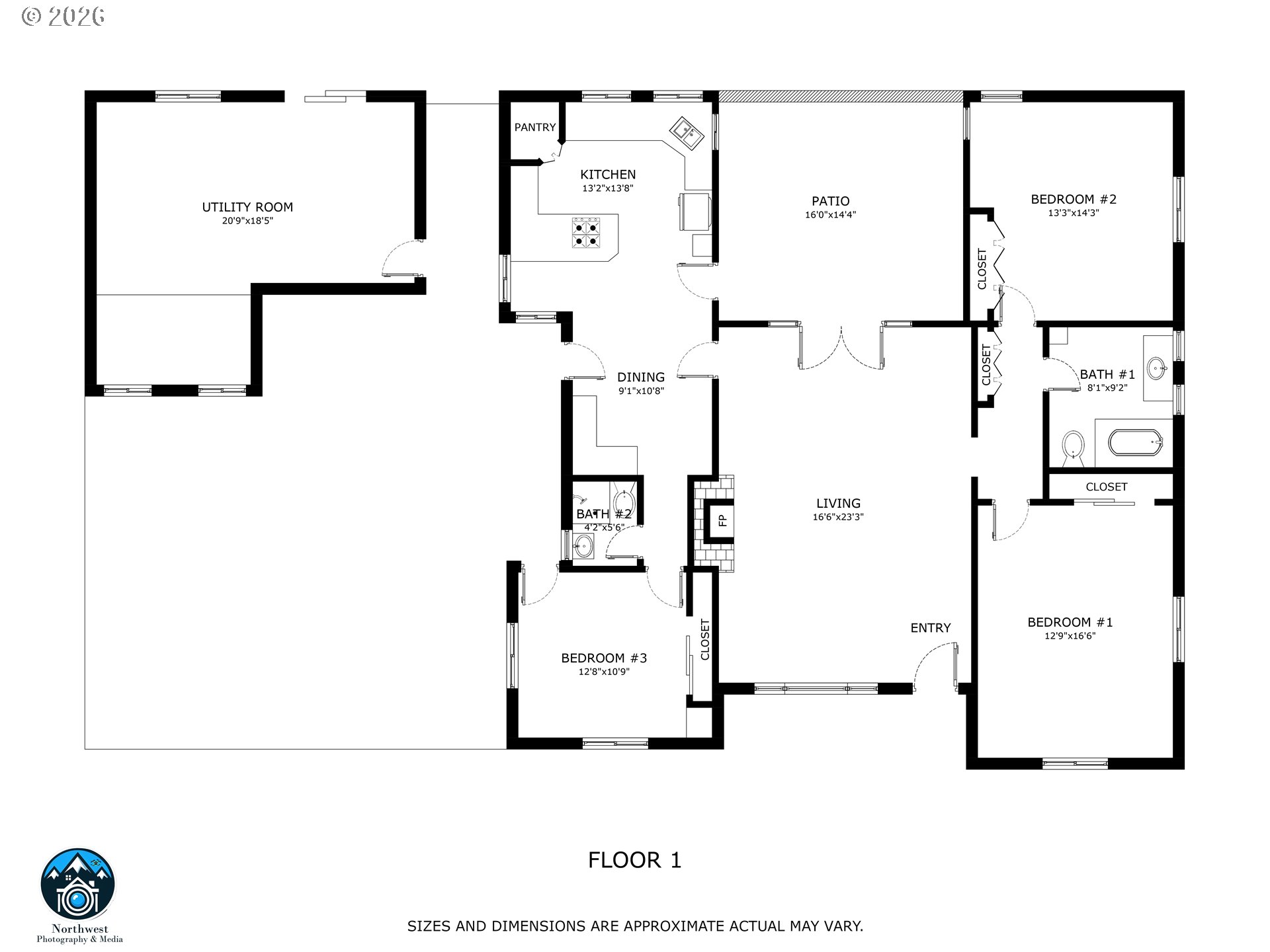 710 South 1st Street Cottage Grove, OR 97424 - Photo 46 of 46 a picture of a floor plan