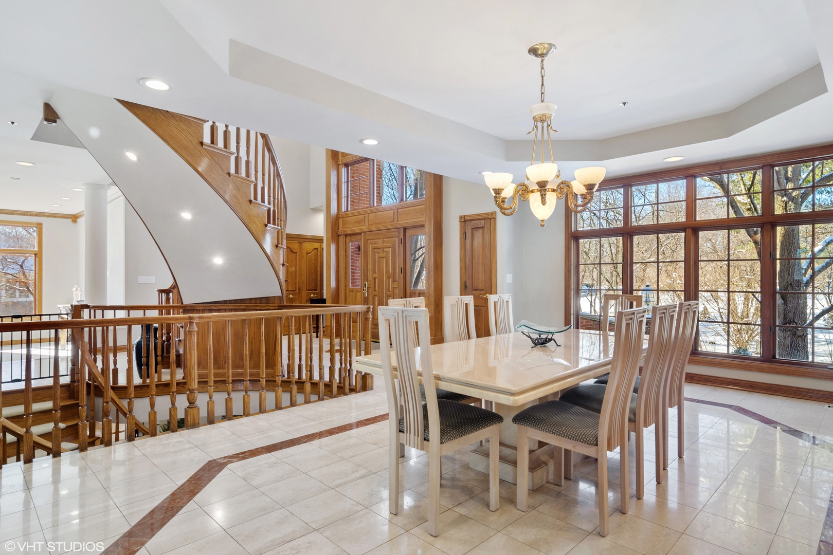 5852 Teal Lane Long Grove, IL 60047 - Photo 2 of 21 a view of a dining room with furniture window and wooden floor