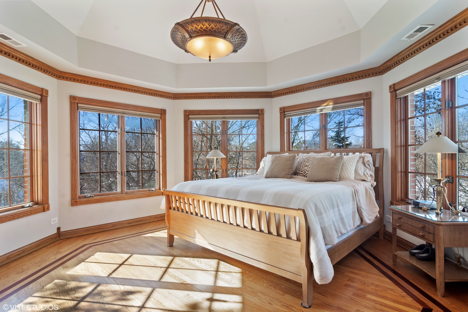 5852 Teal Lane Long Grove, IL 60047 - Photo 9 of 21 a spacious bedroom with a large bed and a large window