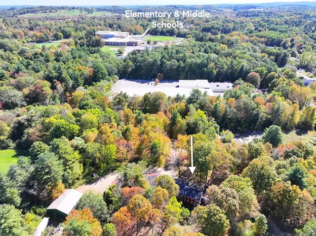 a view of a lot of trees and houses