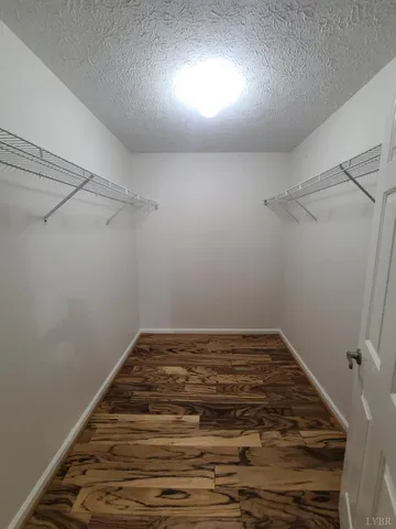 a view of a room with empty racks