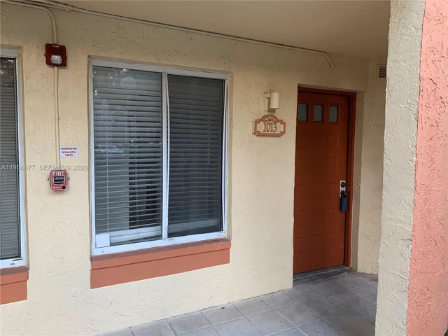 a view of front door