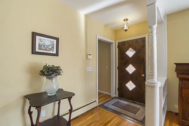 a view of a livingroom with a furniture