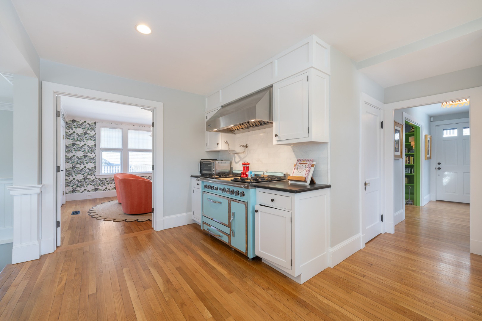 2 Silver Street Nantucket, MA 02554 - Photo 9 of 30 a kitchen with stainless steel appliances granite countertop a stove and a sink