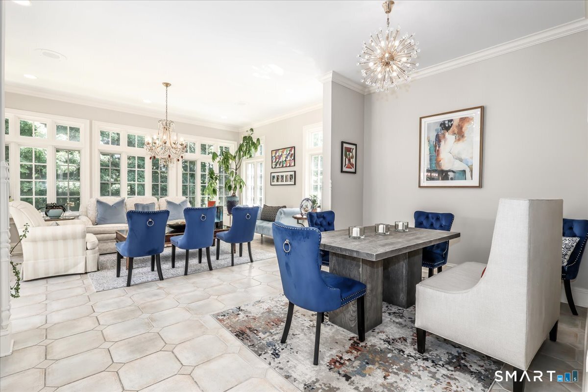 170 Branchville Road Ridgefield, CT 06877 - Photo 14 of 36 Eat in Kitchen area opens into Sunroom