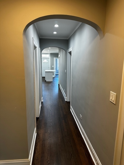 3746 North Whipple Street, Unit 2 Chicago, IL 60618 - Photo 19 of 22 a view of a hallway with wooden floor