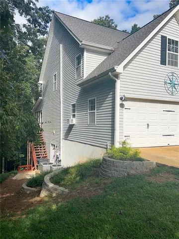 an aerial view of forest