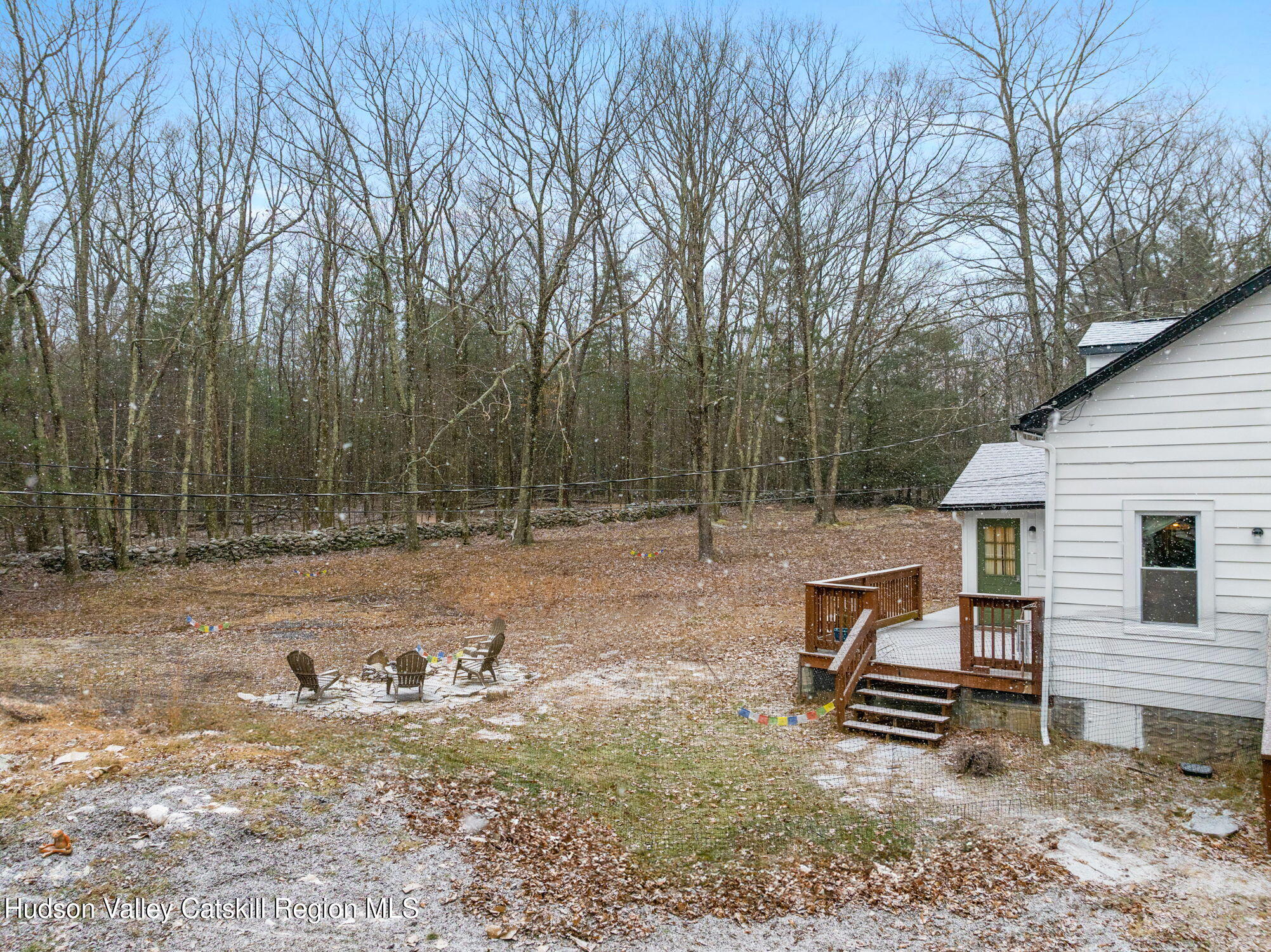284 Sheldon Hill Road Olivebridge, NY 12461 - Photo 24 of 29 a backyard of a house with barbeque oven and wooden fence