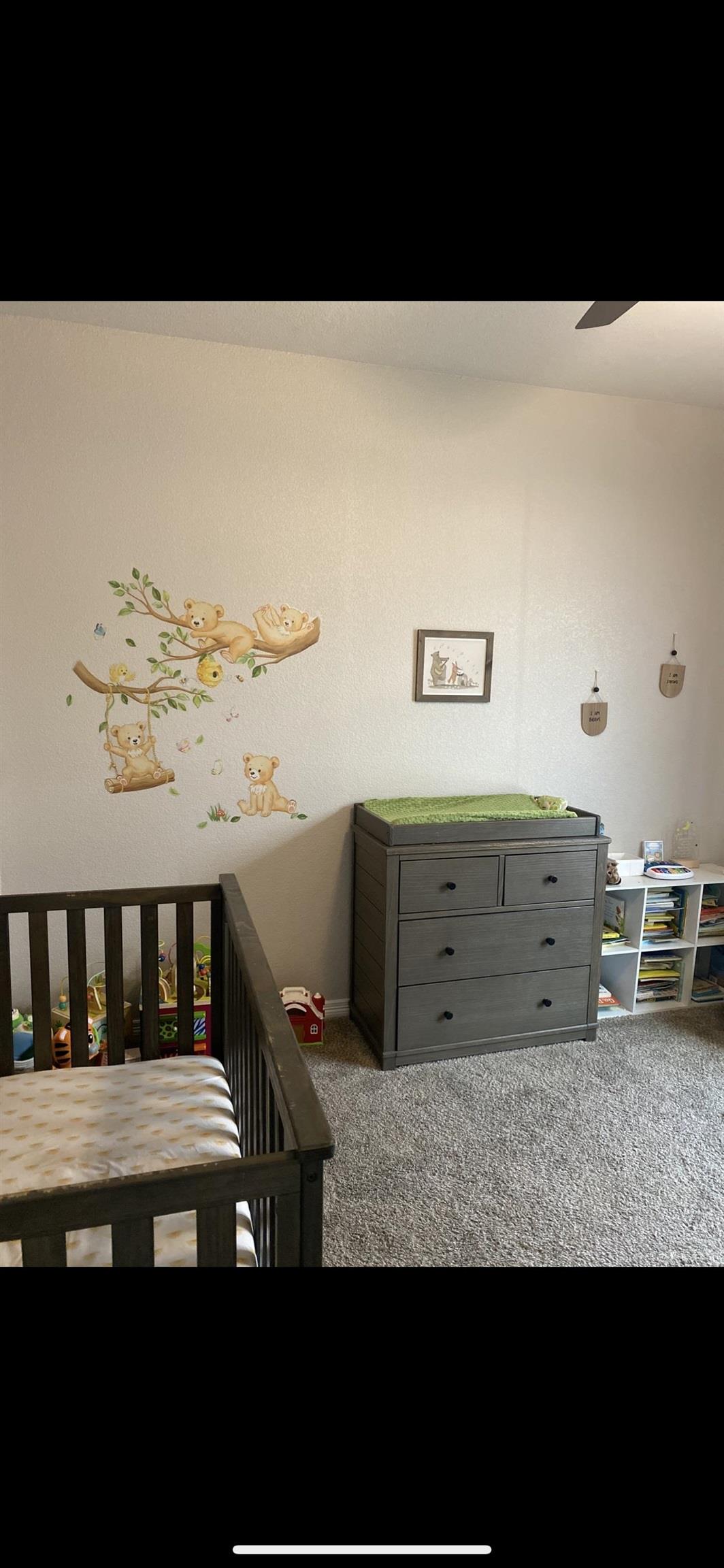 520 Cornerstone Road Lindale, TX 75771 - Photo 14 of 16 a view of a bedroom with furniture and wooden floor