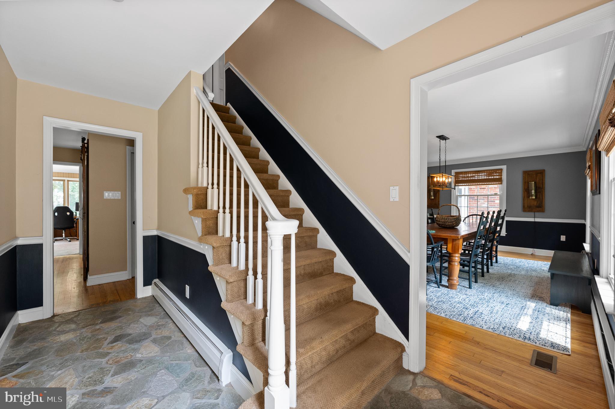 480 Highview Drive Wayne, PA 19087 - Photo 29 of 67 Foyer entry with bluestone flooring