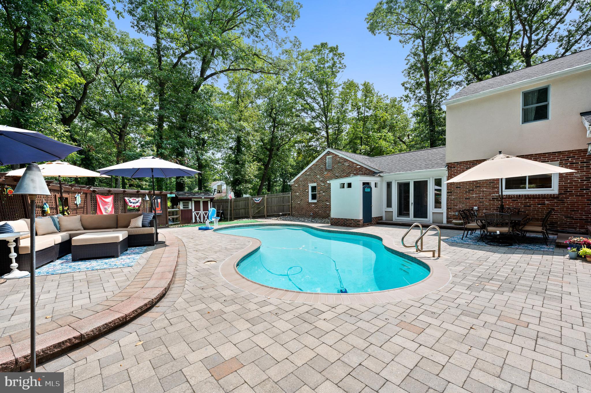 480 Highview Drive Wayne, PA 19087 - Photo 50 of 67 Expansive paver patio and elevated sitting area